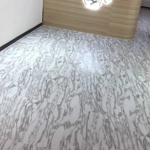 Marbled PVC Flooring Stone Grain Plastic Floor Cement Pattern Plastic Floor Grey LVT Flooring thumbnail-5