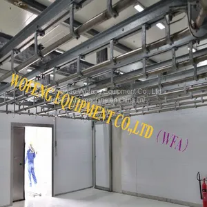 WFA Factory Customized Sheep Slaughterhouse Abattoir Equipment Carcass Processing Convey Rail For Goat Slaughter Machine thumbnail-5