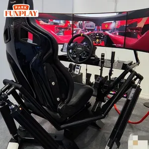6 Axis Flight Motion Simulator Rig for Microsoft Windows PS Xbox Pilot Training With Realistic Motion Feedback Sturdy Frame With Major Platforms thumbnail-4