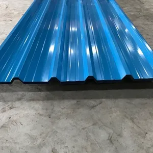 Color Coated Prepainted Steel 0.13-0.9mm Gi Plate Galvanized Galvalume Metal Corrugated Steel PPGI PPGL Roofing Sheet thumbnail-5