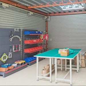 Mechanic Workbench With Storage Cabinets for Auto Repair Shop, Scratch-Resistant Powder Coated Steel Tool Bench, China Manufacturer thumbnail-3