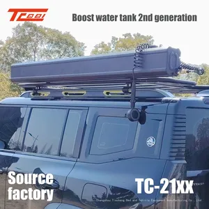 Outdoor Camping Pressurized Water Tank 18L26L36L Thickened 4mm Aluminum Alloy Water Storage Tank, Universal for Car Roof Platform thumbnail-3