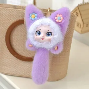 Floral Lace Kitten Bag Charm thumbnail-2