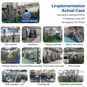 Nanyang Small Single Layer Pneumatic Mixing Tank With Bottom Air Agitator Stainless Steel Chemical Liquid Mixer Blender thumbnail-5