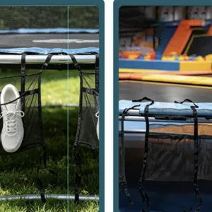 Mesh Shoe Bag for Home Trampoline, Keeps Shoes Organized, Perfect for Backyard or Playroom thumbnail-2