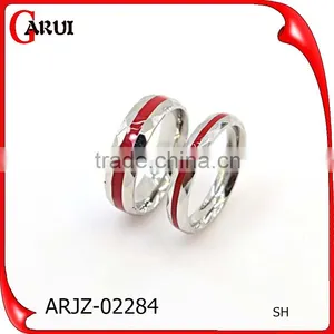 New Product Couple Rings Jewelry Silver Stainless Steel Rings Supplier's Choice thumbnail-1