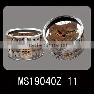 Zoo Collection,persian Cat Can Clock , Cute Animal Can Clock thumbnail-1