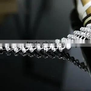 Exaggerated Ultra Wide Diamond Bracelet The Bride Bracelet thumbnail-5