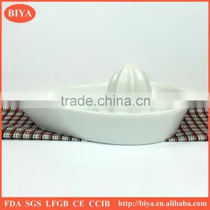 Orange Juicer Porcelain Orange Juice Drink Dish, Porcelain Juice Lapping Cup, Grinding Boat Plate, Ground Leaf Dish thumbnail-2