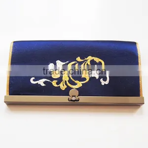 2015 Fashion Handmade Embroidery Lady Wallet 100%Silk thumbnail-4