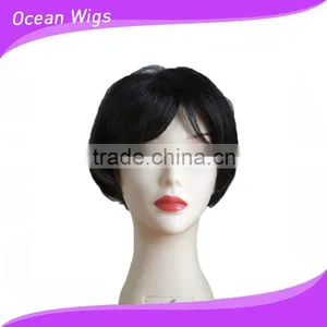 Brazilian Full Lace Wig Natural Color 100% Virgin Human Hair Wig thumbnail-1