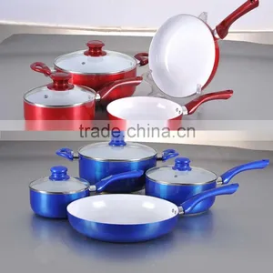 Aluminum Non-stick Ceramic Cookware Set/fry Pan Set/sauce Pan Set thumbnail-3