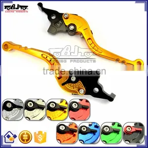 BJ-LS-009 Customized CNC Adjustable Folding Aluminum Motorcycle Clutch Brake Lever for Kawasaki ZX1400 / ZX14R / ZZR1400 thumbnail-1