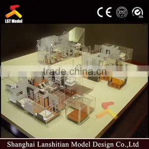 3D Maquette Government Building Miniature Construction Building Model thumbnail-1