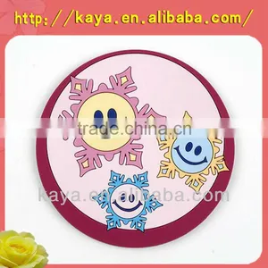 Custom Design 3d Soft Pvc Christmas Cup Coaster thumbnail-1