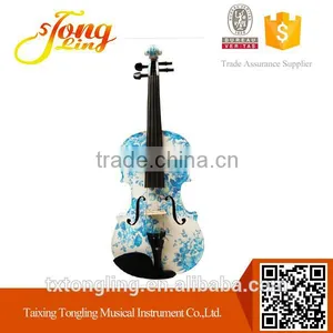 Solid Wood Blue Color Violin Oud Musical Instrument TL-1201 thumbnail-1