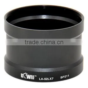 Kiwifotos Lens Adapter Tube LA-52LX7 Provides 52mm Filter Mount for Panasonic DMC-LX7 Digital Camera thumbnail-1