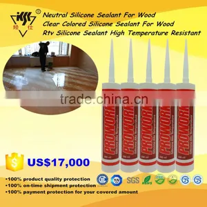Clear Colored Rtv Silicone Sealant High Temperature Resistant Neutral Silicone Sealant For Wood thumbnail-1