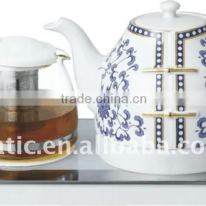 Ceramic Tea Maker CA-ZNBLT36 With Glass Tea Tray thumbnail-1