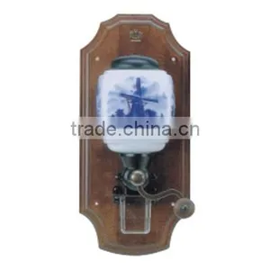 Archaistic Manual Coffee Grinder With Wooden Case thumbnail-2