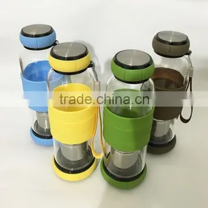 WB-S100 Premium Quality Reusable Glass Tea / Fruit Infuser Bottle thumbnail-3