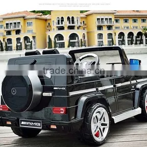 Licenced Twin Seats Ride On Car Mercedes Benz G55 With Music thumbnail-3