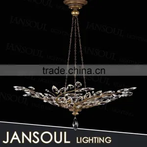 Zhongshan Lighting Modern Innovative Christmas Tree Crystal Pendant Lights French Style Wrought Iron Chandelier thumbnail-1