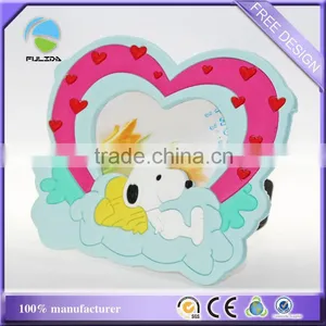 Custom Dog Pet Hearts Soft Pvc Plastic Photo Frame thumbnail-1