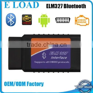 Professional Customized Elm327 Interface Bluetooth OBD2 / OBD II Auto Car Diagnostic Scanner thumbnail-1