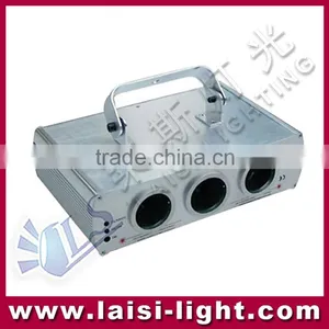 180mw Red+Green Three Heads Motor Beam Laser Disco Lighting/Three Head Scanning Stage Laser Light thumbnail-1