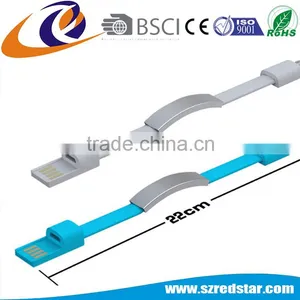 Wristband Micro USB Cable Bracelet Data Charging Line For Samsung HTC LG Android thumbnail-3