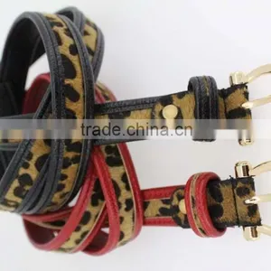 NEW Casual PU Belt for Fashion Dress With PU Faux Fur Leather China Factory Wasit Belt for Lady thumbnail-5
