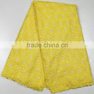 100% Cotton New Square Grid Design African Big Swiss Lace thumbnail-6