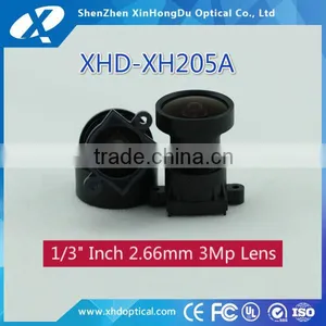 2016 New Camera hd Mega Pixels M12 2.66mm Infrared Camera Lens for 1/3 Inch thumbnail-1