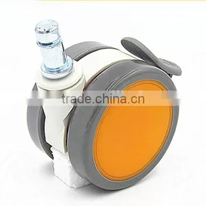 2015 China-made Discount Colorful Non-noise 64mm Orange ABS Material Casters for Air Cleaner thumbnail-4