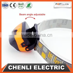 Poppas T10 3AAA Battery Operated Outdoor Waterproof Camping Running Walking Reading Led Light Headlamp thumbnail-3