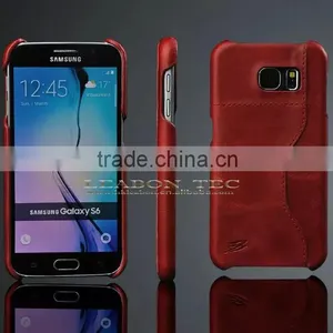 New Real Leather Wallet Stand Case For Galaxy S6 thumbnail-3