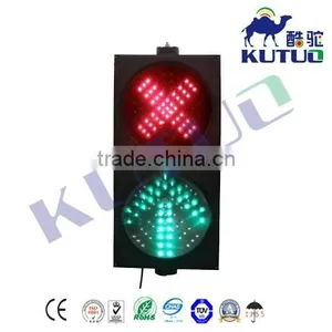 200/300/400mm Red Cross & Arrow Traffic Signal for Toll Station and Parking thumbnail-1