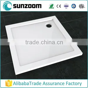SUNZOOM Square Shower Tray,double Threshold Shower Base,shower Trays thumbnail-1