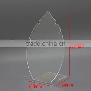 Custom Design And Size Acrylic L-shape Clear Necklace Stand thumbnail-4