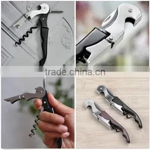 Stainless Steel Wine Bottle Opener, Professional Corkscrew Metal Wine Opener Quality Choice thumbnail-4