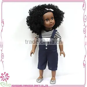 High Quality Black Doll Parts Vinyl African American Girl Dolls thumbnail-3