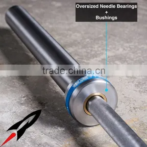 Weight Lifting Bar,Olympic Barbell,ROCKET BAR (MEN): HARD CHROME thumbnail-2