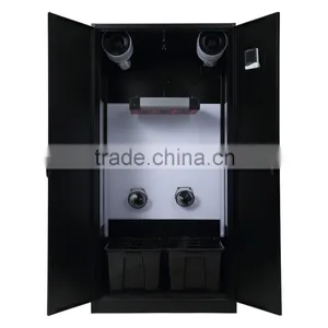 Industrial Hydroponic System Indoor Garden Growing System/Soillness Culture Stealth LED Hydroponic Growbox thumbnail-4