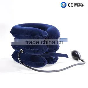Portable Neck Massage Collar Air Neck Traction Inflatable Cervical Collar for Driving Supplier's Choice thumbnail-3