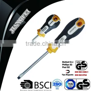 9988 Three Colors VPA Soltted Flathead Screwdriver thumbnail-1