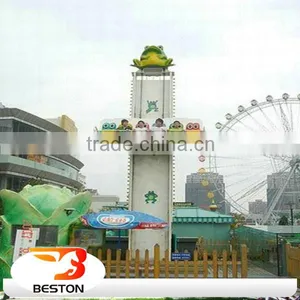 Amusement Jumping Hopper Frog Drop Tower Rides, Mini Free Fall Tower thumbnail-6