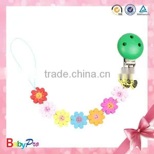 2015 DIY Unique Wooden Colorful Baby Soother Chain thumbnail-1