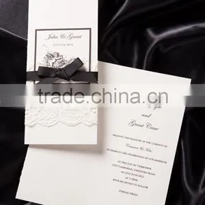 2016 Newmengxing Unique Handmade Wedding Invitation Lace Fans, Lace Wedding Invitations Quality Choice thumbnail-1