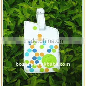 Modern White Leather Card Holder for Travel Bags thumbnail-2